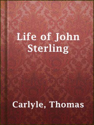 cover image of Life of John Sterling